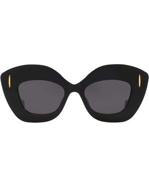 Loewe Retro Screen Sunglasses - Black