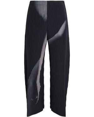 Issey Miyake Hands Of Lover Pleats Wide-Leg Pants - Blue