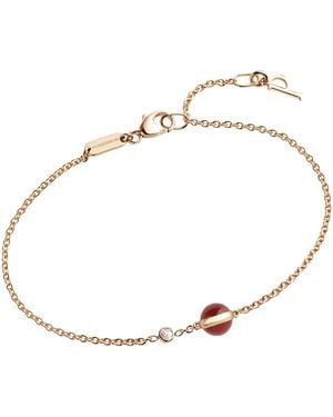 Piaget Rose, Diamond And Carnelian Possession Bracelet - Metallic