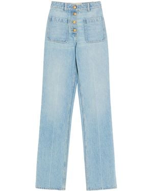 Valentino Straight Leg Jeans - Blue