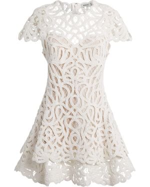 Jonathan Simkhai Lace Lina Mini Dress - White