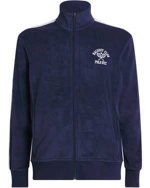 Polo Ralph Lauren Cotton-Blend Terry Track Jacket - Blue