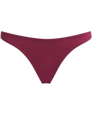 Away That Day High-Leg Maui Bikini Briefs - Purple