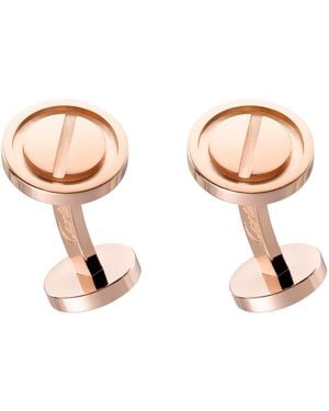 Cartier Rose Love Cufflinks - Pink