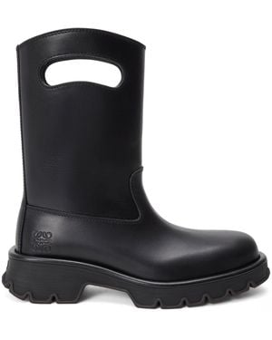 Loewe Calfskin Bobby Handle Boots 45 - Black