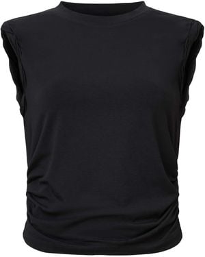 AllSaints Cotton-Modal West Tank - Black