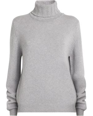 Harrods Cashmere Rollneck Sweater - Gray