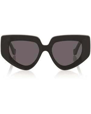 Loewe Anagram Diamond Sunglasses - Grey