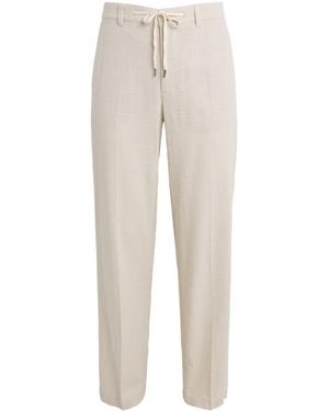 PAIGE Woven Tiano Trousers - Natural