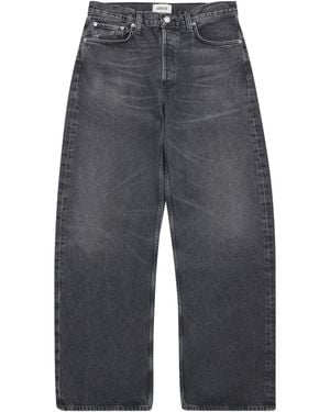 Agolde Afton Wide-Leg Jeans - Grey