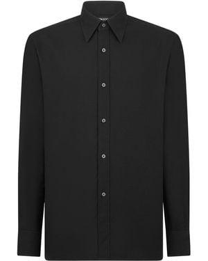 Tom Ford Cotton-Cashmere Shirt - Black