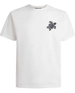 Vilebrequin Organic Cotton Turtle T-Shirt - White