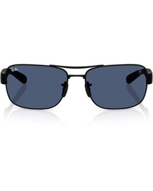 Ray-Ban Rb3763M Scuderia Ferrari Collection Square Sunglasses - Blue