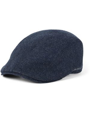 Brunello Cucinelli Wool Flat Cap - Blue