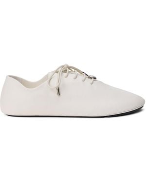 Loewe Leather Pebble Soft Trainers - White