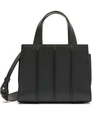 Max Mara Micro Quilted Whitney Top-Handle Bag - Black