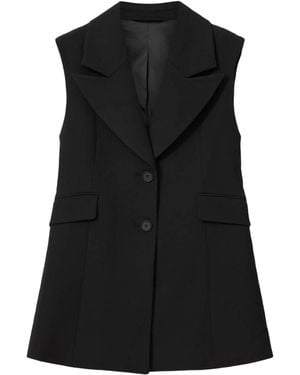 AllSaints Astra Tailored Waistcoat - Black