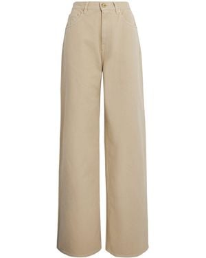 Blazé Milano Nariida Java Wide-Leg Jeans - Natural