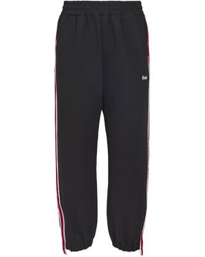 Rhude Cotton-Blend Hamptons Track Sweatpants - Black