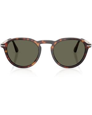 Persol Tortoiseshell Phantos Sunglasses - Green