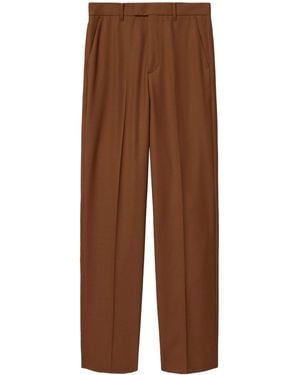 AllSaints Wool-Blend Beck Trousers - Brown