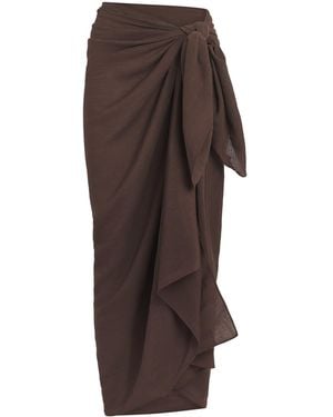 Away That Day Paros Sarong - Brown