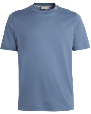 Canali Cotton T-Shirt - Blue