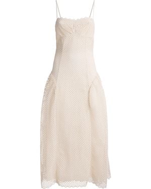 Ulla Johnson Cotton Eyelet Isotta Midi Dress - White