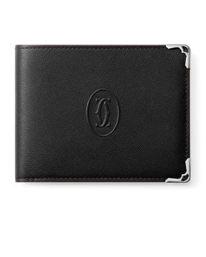 Cartier Leather Must Card Holder - Black