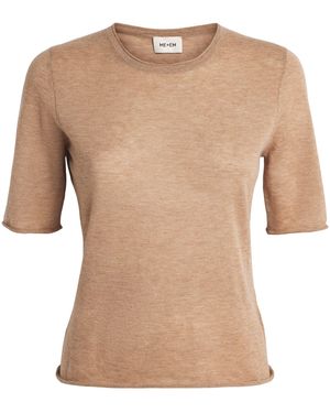 ME+EM Cashmere T-Shirt - Brown