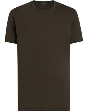 Dolce & Gabbana Cotton T-Shirt - Green
