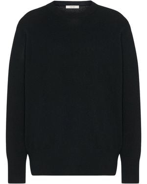 The Row Leilani Cashmere Sweater - Black