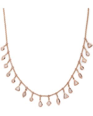 Jacquie Aiche And Diamond Shaker Necklace - Natural