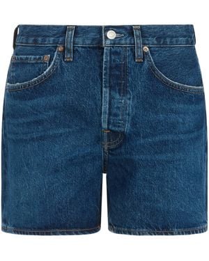 Agolde Parker Long Shorts - Blue