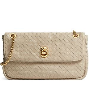 Bottega Veneta Leather Madison Shoulder Bag - Natural
