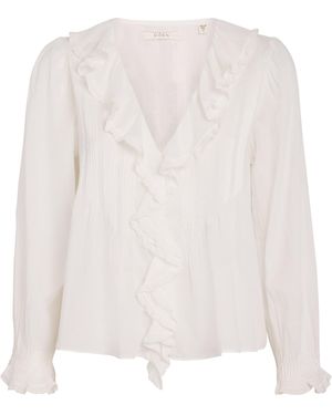 Doen Ruffled Hardy Blouse - White