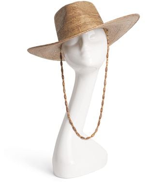 Lack of Color Wood-Strap Cowboy Hat - White
