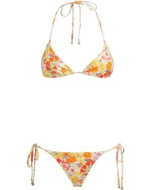 Zimmermann Floral Solstice Bikini - Metallic