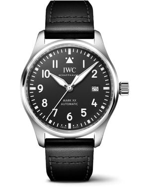 IWC Schaffhausen Stainless Steel Pilot Xviii Watch - Black