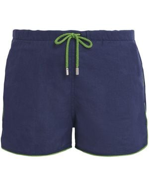 Vilebrequin Linen Maurice Swim Shorts - Blue