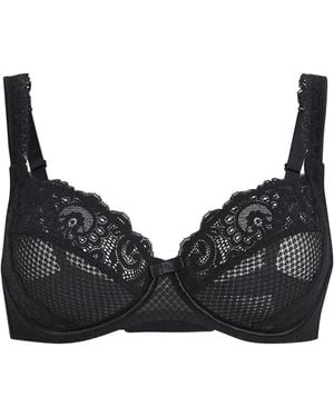 Maison Lejaby Lace Gaby Underwired Bra - Black