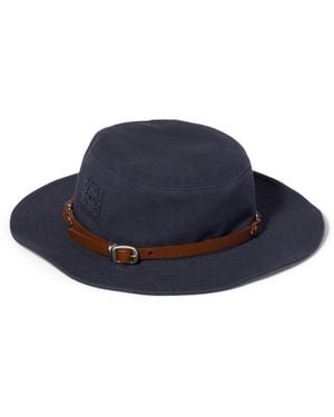 Miu Miu Cotton Drill Hat - Blue