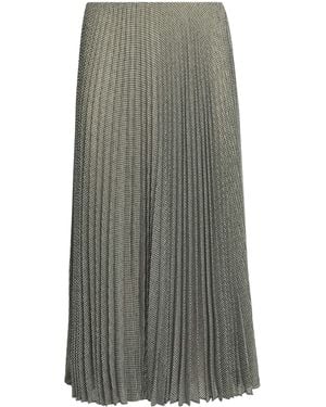 Vince Pleated Midi Skirt - Gray