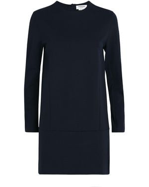 Thom Browne Cotton Long-Sleeve Mini Dress - Blue