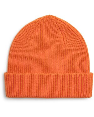 Le Bonnet Lambswool-Caregora Classic Beanie - Orange