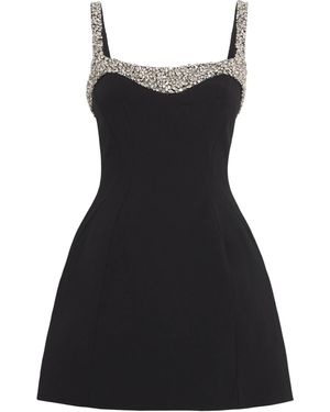 Jenny Packham Embellished Amour Mini Dress - Black