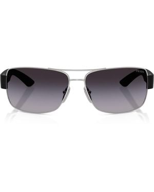 Prada Linea Rossa Metal Pr B52S Sunglasses - Black