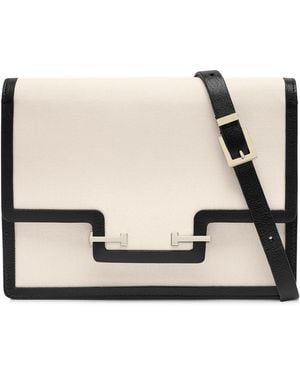 Tom Ford Canvas-Leather Aube Cross-Body Bag - Natural