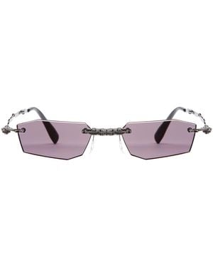 Kuboraum Metal Mask H40 Sunglasses - Purple