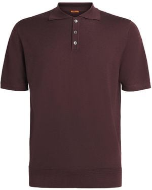 Barena Merino Polo Shirt - Red